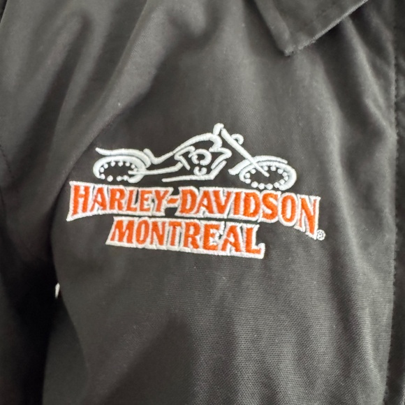 Harley Davidson - Black Canva Embroidered Jacket - Picture 4 of 16
